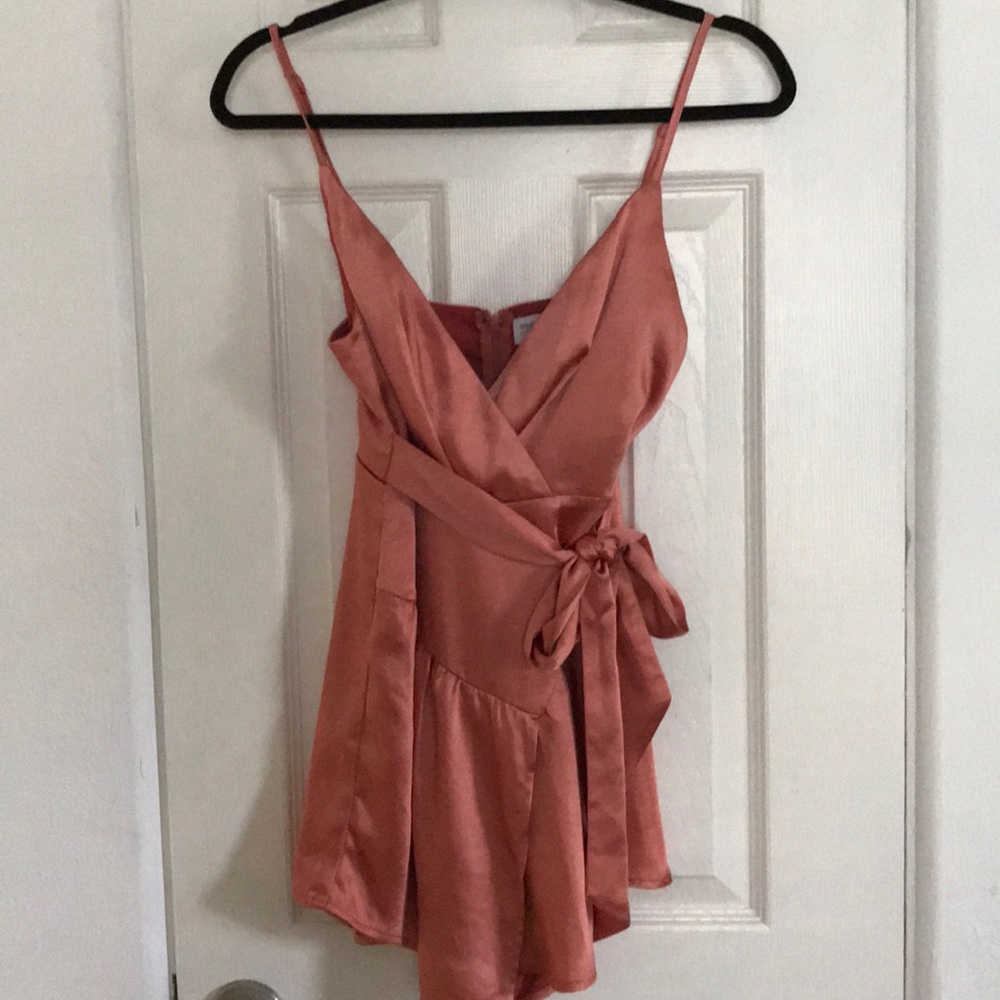 NWOT Slinky Silk Romper